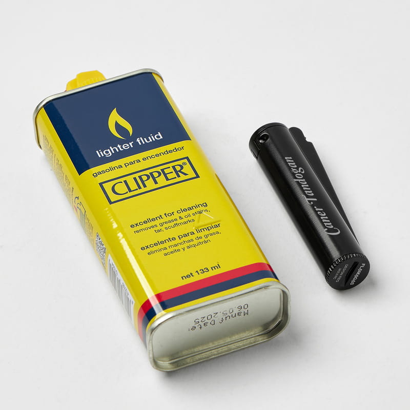 Kişiye Özel Metal Clipper Benzinli Çakmak Seti