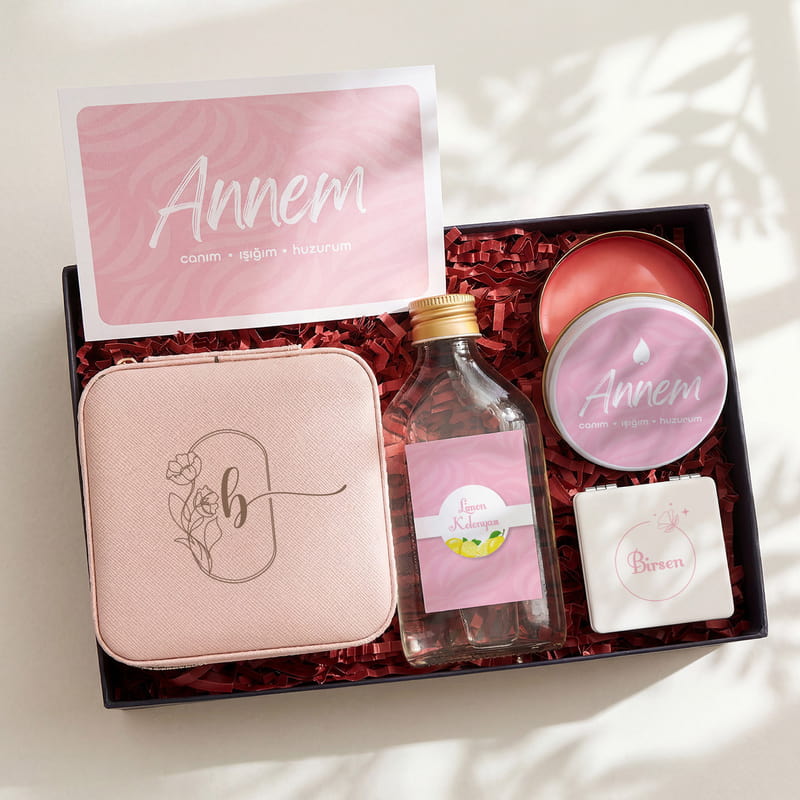Kişiye Özel Takı Çantalı ANNEM Hediye Kutusu