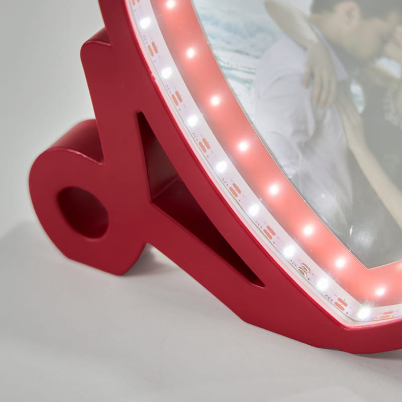 LED Işıklı Love Fotoğraflı Sihirli Ayna
