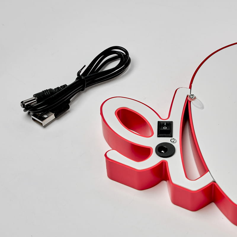 LED Işıklı Love Fotoğraflı Sihirli Ayna