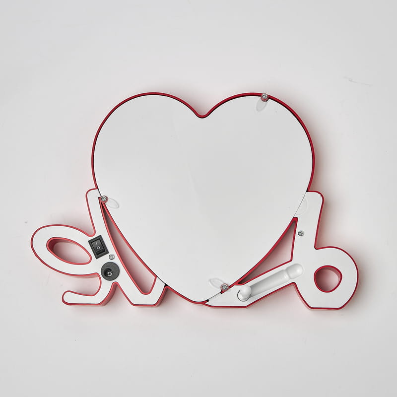 LED Işıklı Love Fotoğraflı Sihirli Ayna