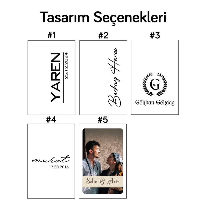 Tasarım Seçenekli Kişiye Özel Metal Çakmak