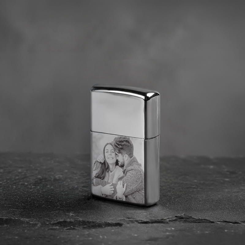 Yıl Dönümü Tasarımlı Kişiye Özel Metal Benzinli Çakmak Seti - Tasarım Seçenekli