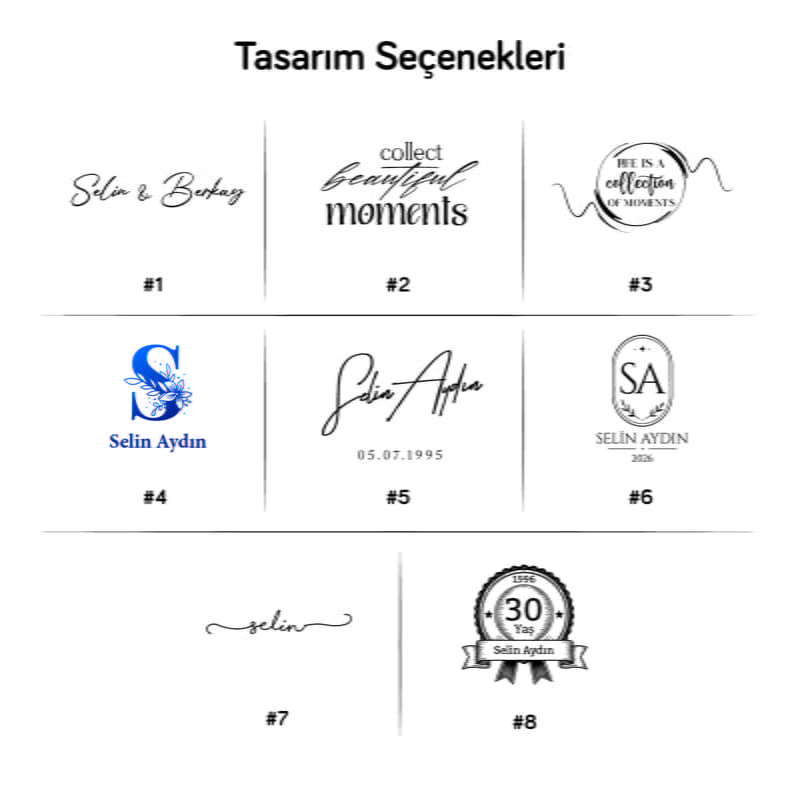 Zamana Sığmayan Anılar Ahşap Akordiyon Fotoğraf Kutusu - Tasarım Seçenekli