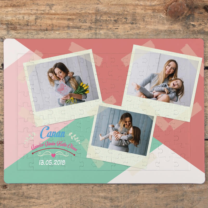 Anneler Gününe Özel Fotoğraf Baskılı 99 Parça Puzzle