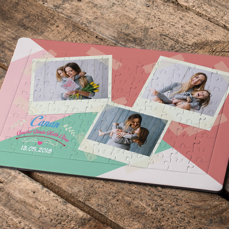 Anneler Gününe Özel Fotoğraf Baskılı 99 Parça Puzzle