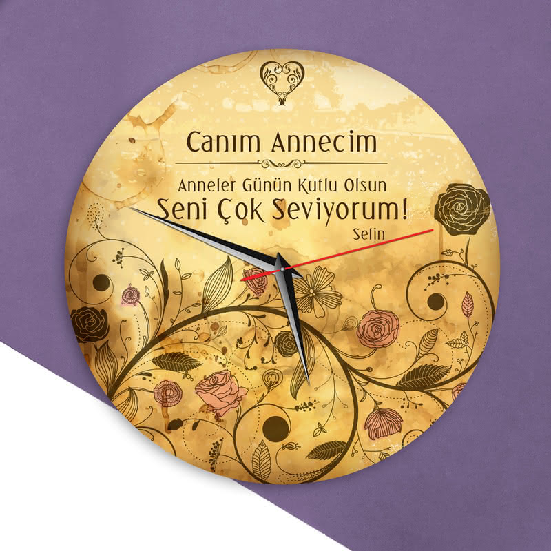 Canım Annem Duvar Saati