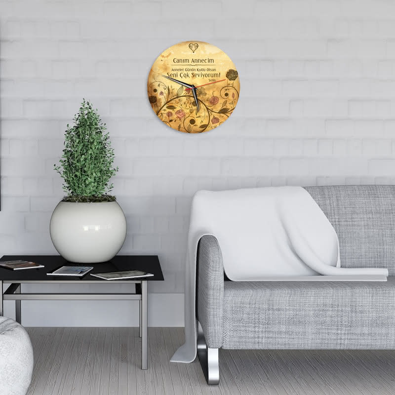 Canım Annem Duvar Saati