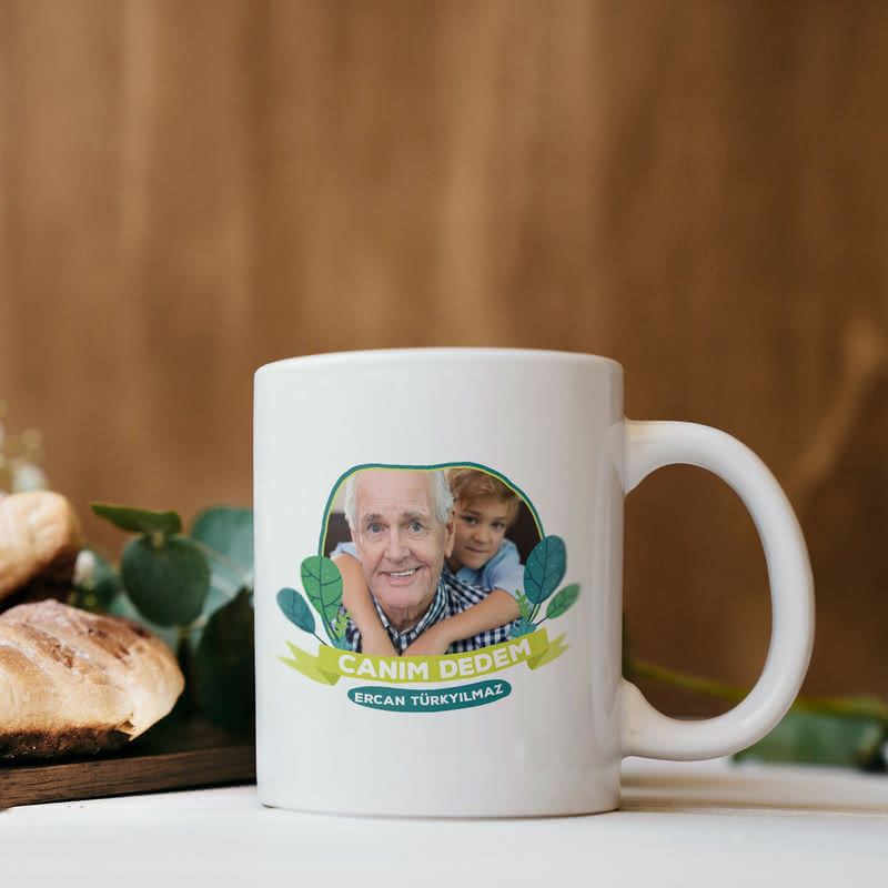 Dedeye Hediye Fotoğraflı Kupa Bardak