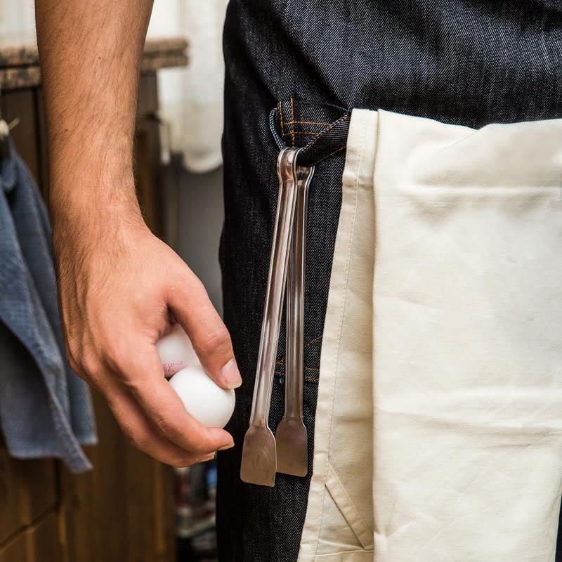Erkek Arkadaşa Hediye Nakış İşlemeli Kot Mutfak Önlüğü