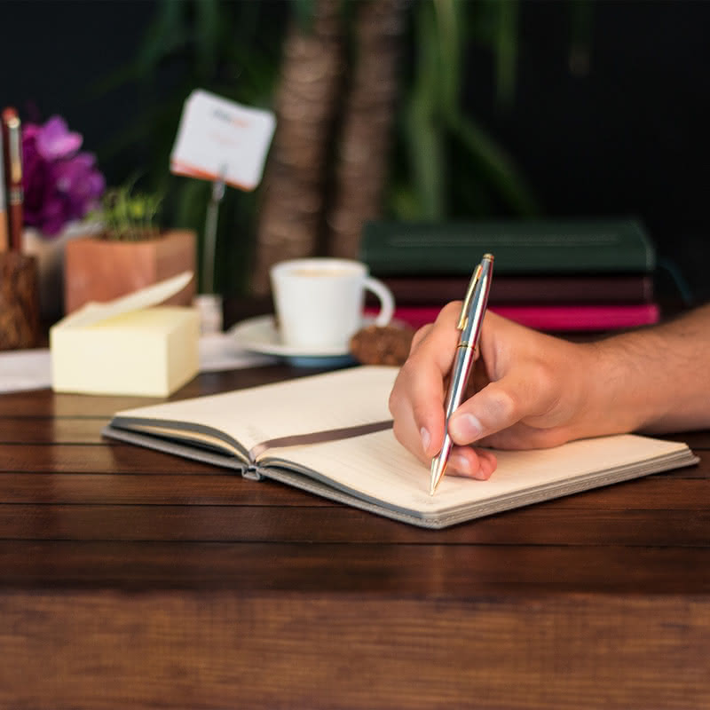 Fatih Sultan Mehmet Tuğralı Kenar Boyalı Not Defteri