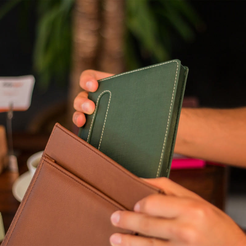 Fatih Sultan Mehmet Tuğralı Kenar Boyalı Not Defteri