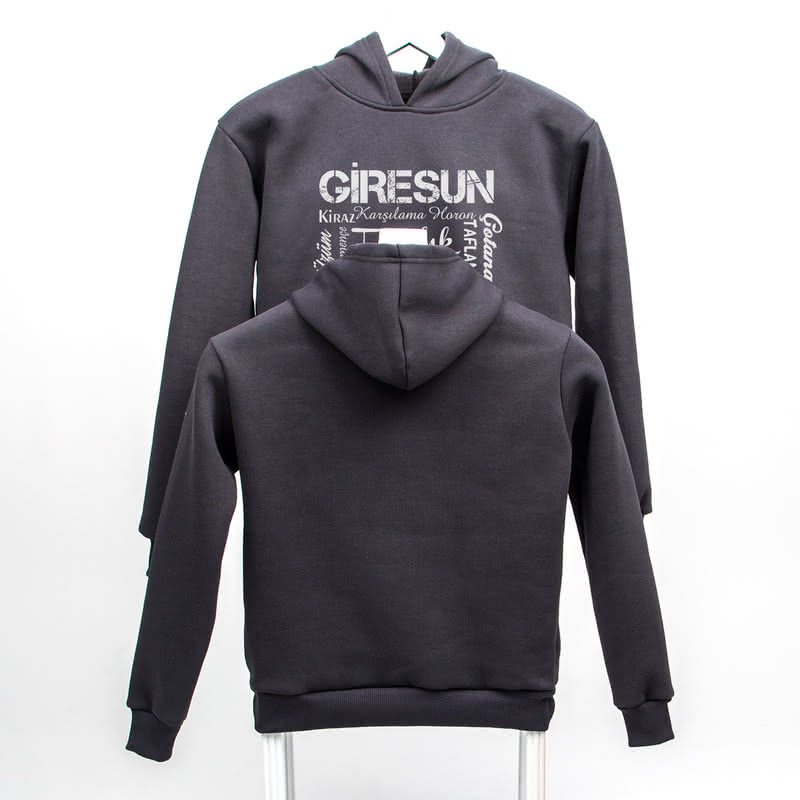 Giresunlulara Özel Tasarımlı Hediye Kapşonlu Sweatshirt - %100 Pamuklu Kumaş
