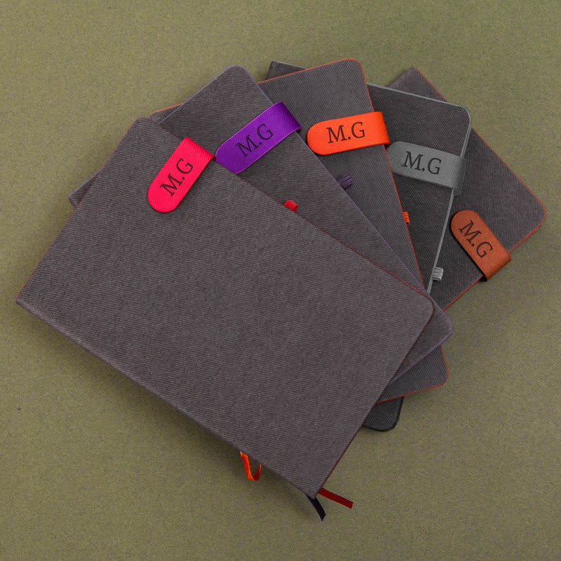 Harf Yazılı Yeni İş Hediyesi Renkli Not Defteri