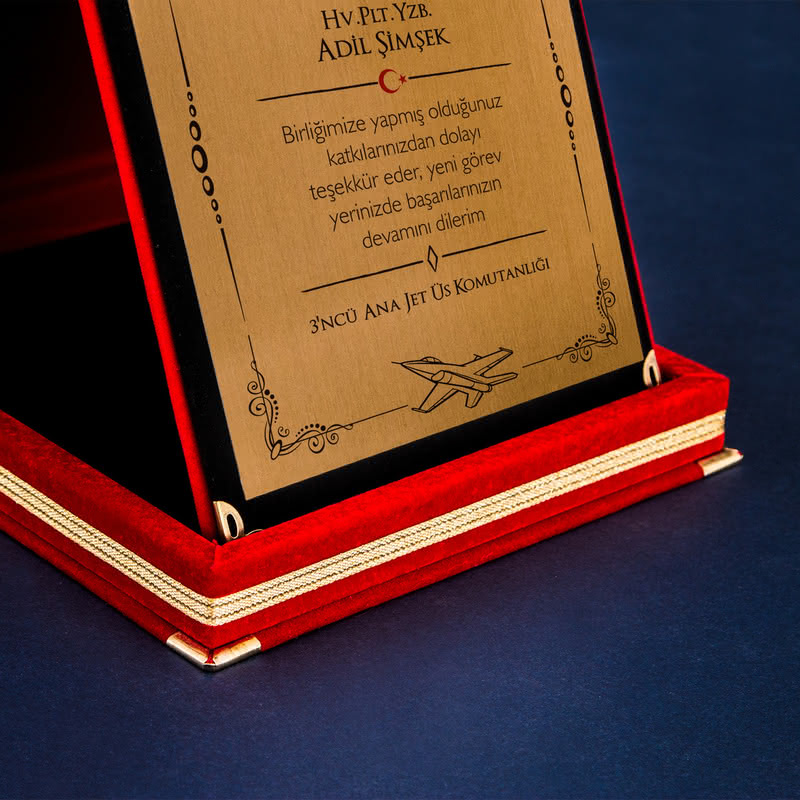 Hava Kuvvetleri Komutanlığı Hizmet Anısı Plaketi