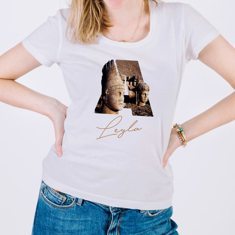 İsme Özel Adıyaman Tasarımlı Baskılı Tişört