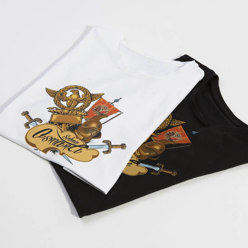 İsme Özel Osmanlı Tasarımlı Baskılı Tişört