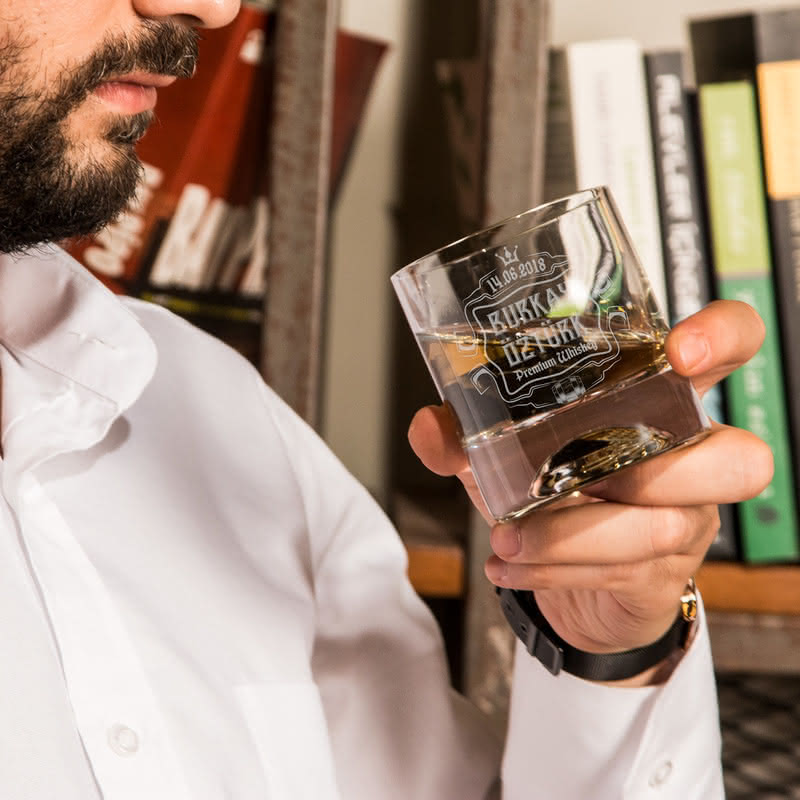 İsme Özel Viski Kadeh Seti