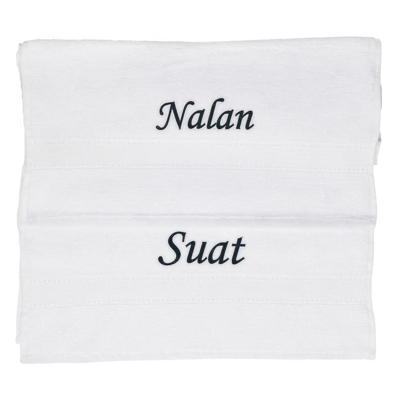 Kişiye 2 li Özel Havlu Seti
