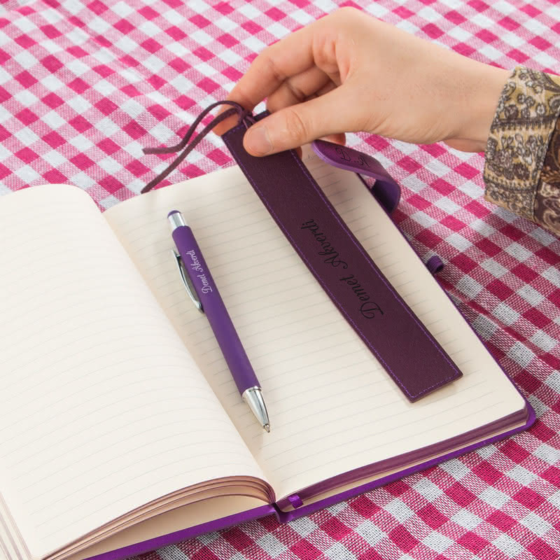 Kız Arkadaşa Hediye Defter Kalem Ayraç Seti