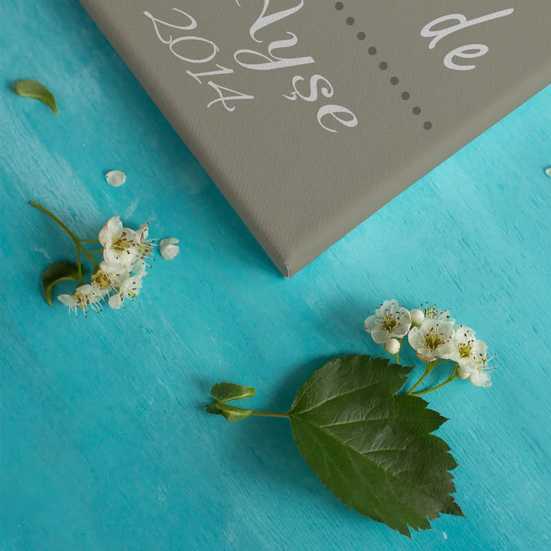 Mutlu Evliliğin Kuralları Tasarımlı Kanvas Tablo - 40x95