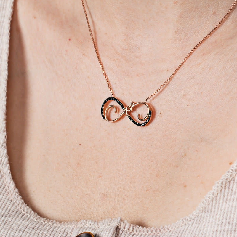 Otantik Sonsuzluk Aşk Kolye