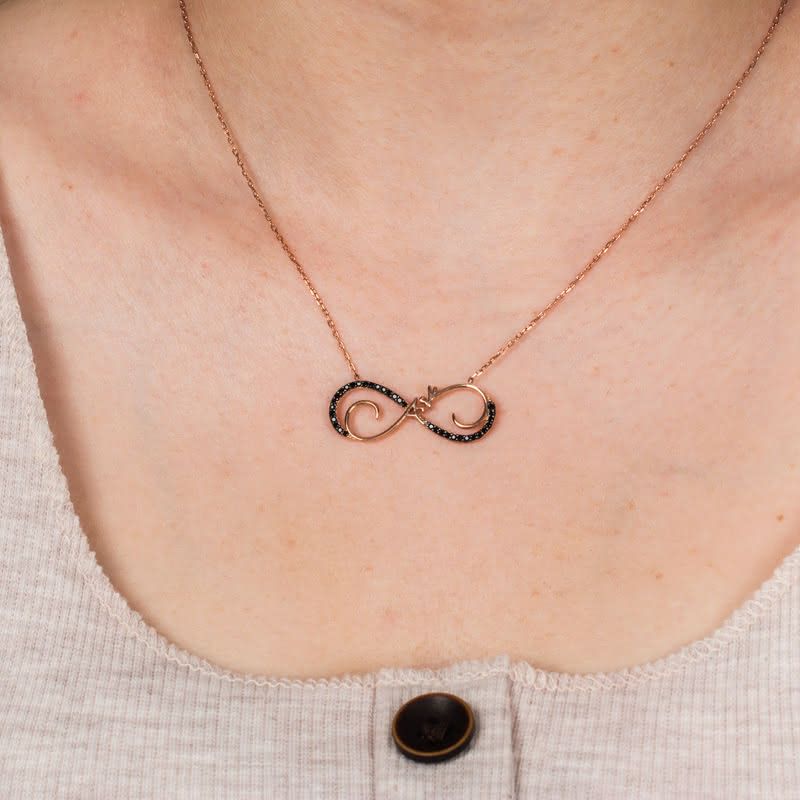 Otantik Sonsuzluk Aşk Kolye