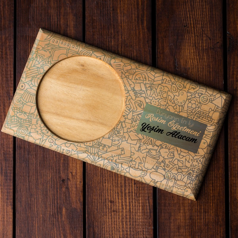 Resim Öğretmenlerine Özel Kupa Sunum Seti