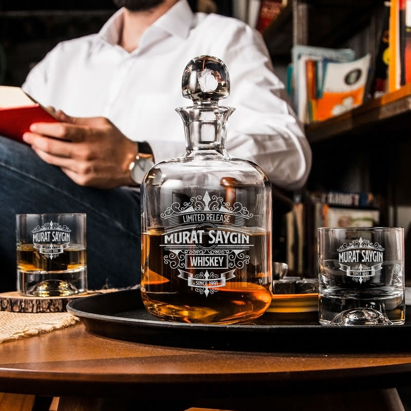 Retro Tasarımlı Nashville Viski Seti