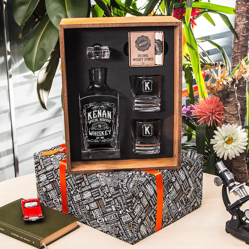 Retro Tasarımlı Speyside Viski Seti