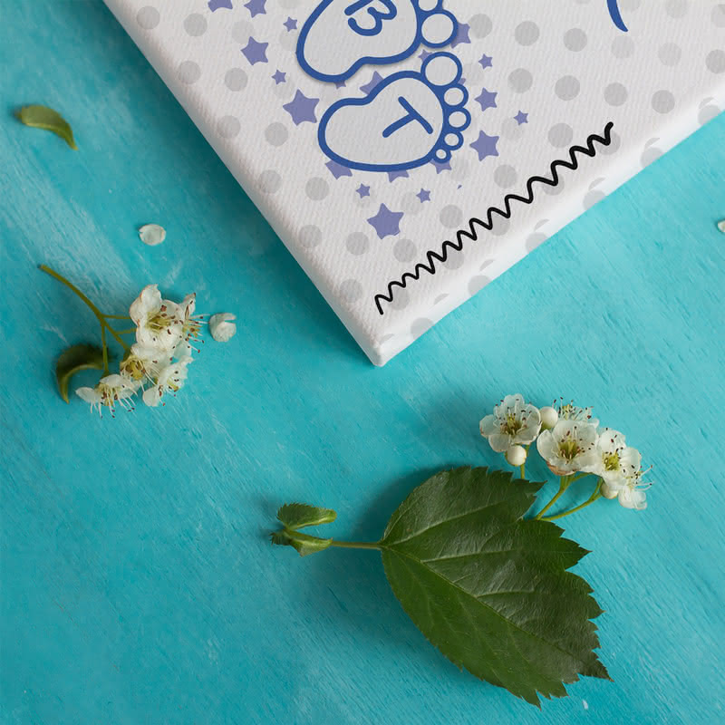 Yeni Doğan Erkek Çocuk Hediyesi Kanvas Tablo Hediye Sepeti Yeni Doğan Erkek Çocuk Hediyesi Kanvas Tablo Hediye Sepeti