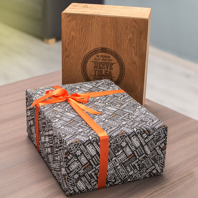 Yıl Dönümü Hatırası Islay Viski Seti