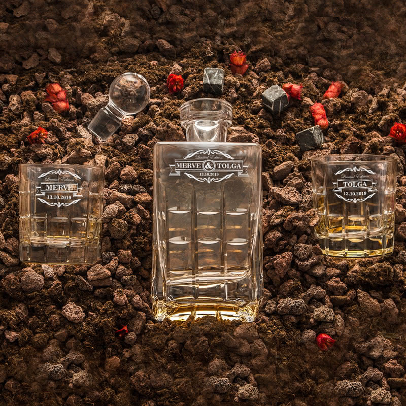 Yıl Dönümü Hatırası Islay Viski Seti