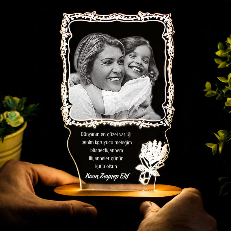 Anneler Günü Hediyesi Led Lamba