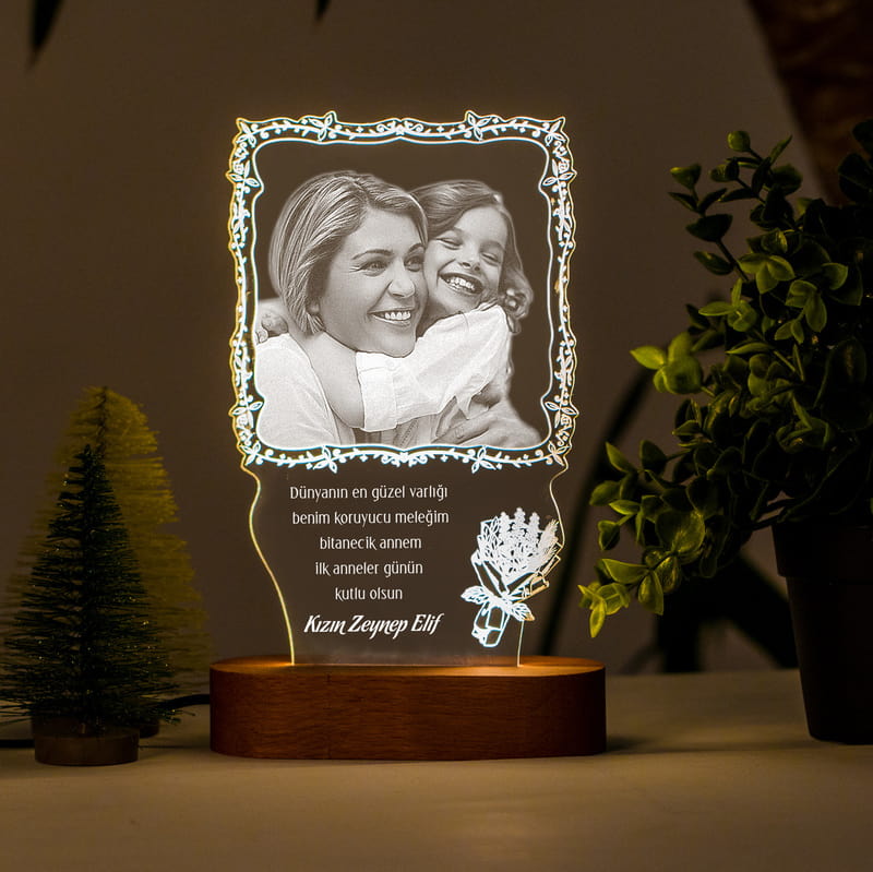 Anneler Günü Hediyesi Led Lamba