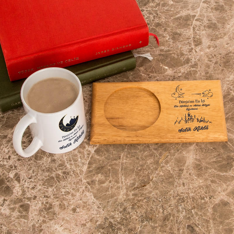 Din Kültürü Öğretmenine Hediye Kupa Sunum Seti