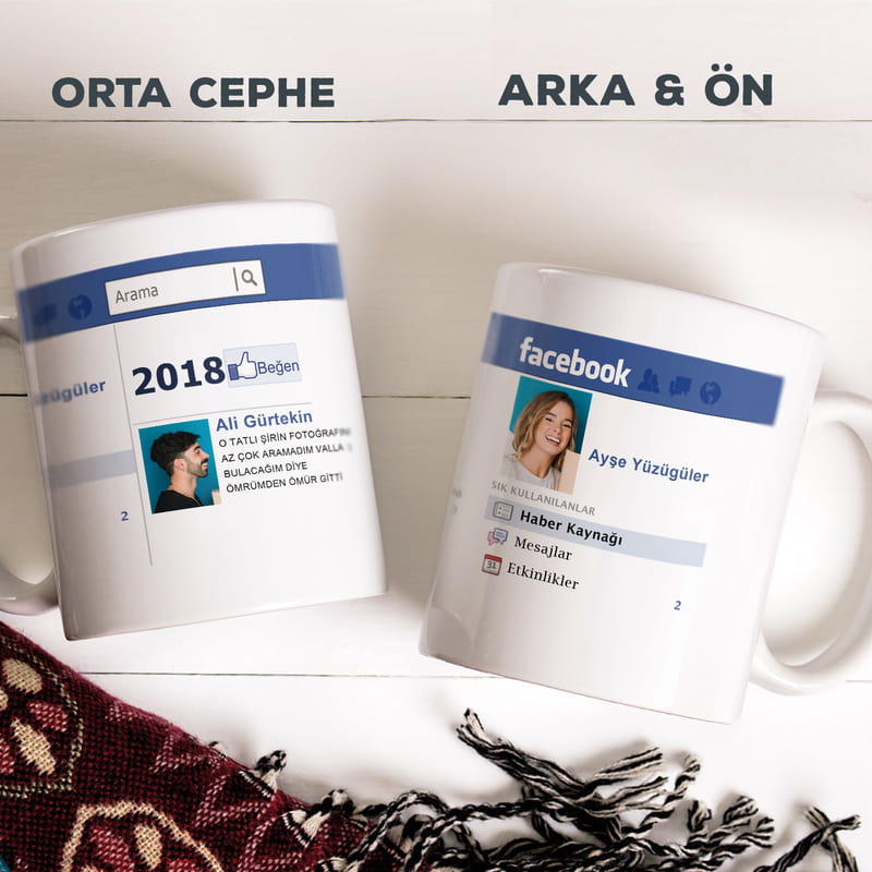 Arkadaşa Yeni Yıl Hediyesi Facebook Kupası