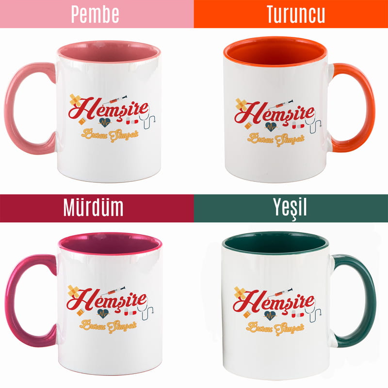 Hemşirelere Özel Tasarımlı Kahve Kupası