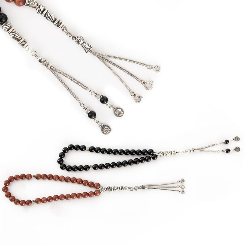 İsme Özel Tarih Yazılı Özel Kutusunda Cüzdan Tesbih Seti - Hakiki Deri