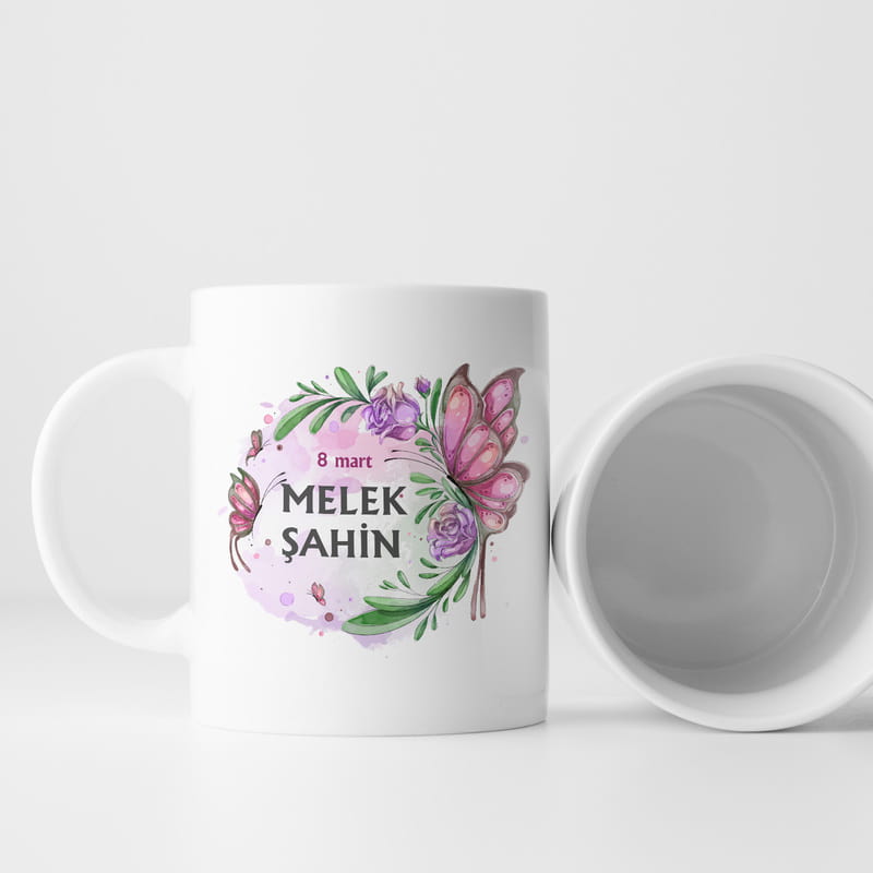 Kadınlar Günü Hediyesi Kişiye Özel Kupa