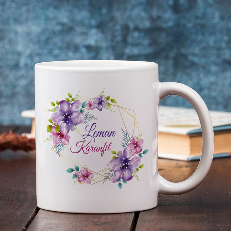 Kadınlara Hediye Motivasyon Mesajlı Kupa Sunum Seti