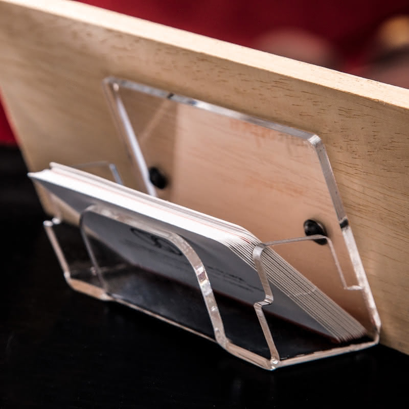 Kişiye Özel Ahşap İsimlik ve Kartvizitlik