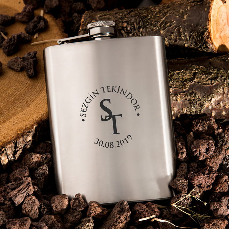 Kişiye Özel İsim Logolu Paslanmaz Çelik Matara