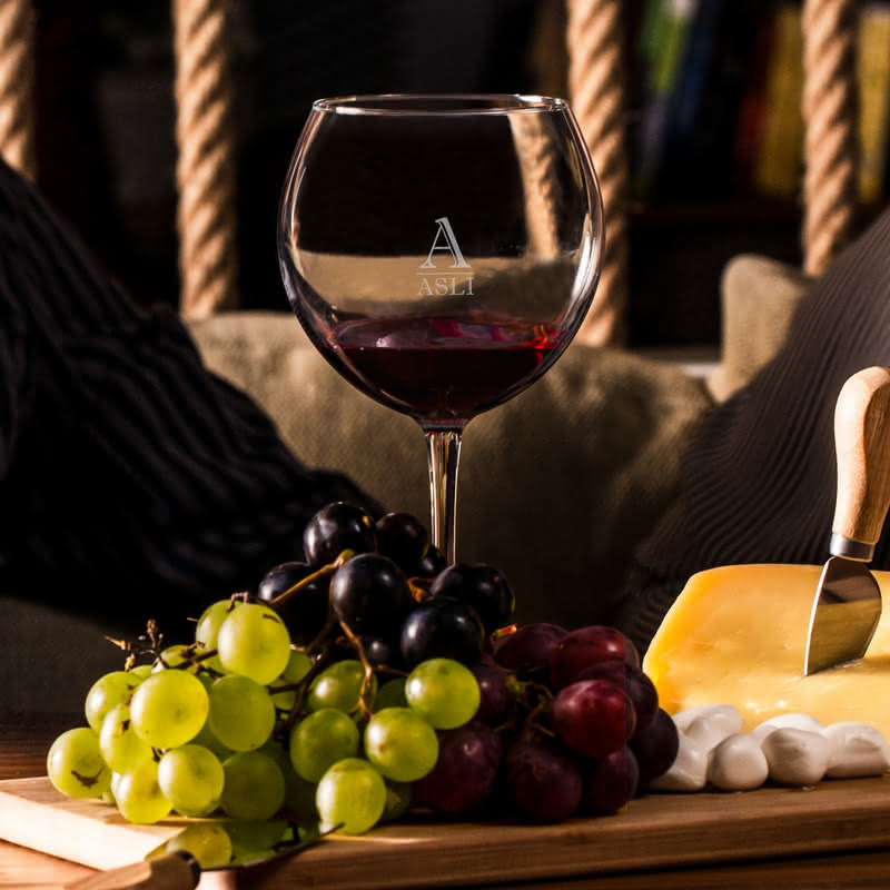 Kişiye Özel Piedmont Şarap Kadeh Seti