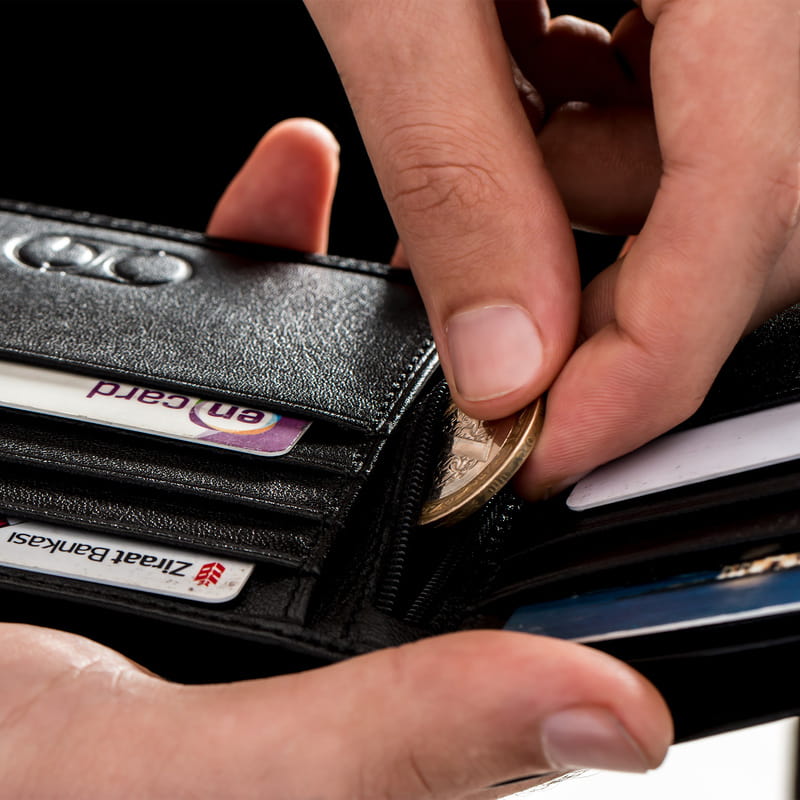 Özel Kutusunda İsimli Cüzdan Tesbih Seti - Hakiki Deri