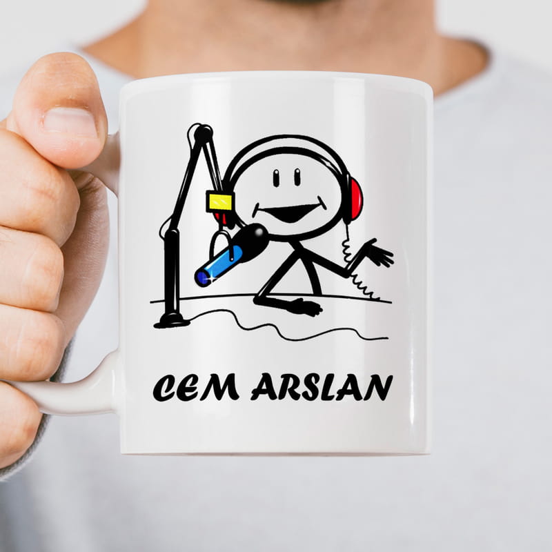 Radyo DJ'lerine Özel Kahve Kupası