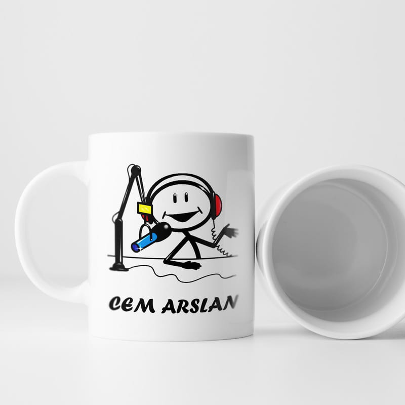 Radyo DJ'lerine Özel Kahve Kupası