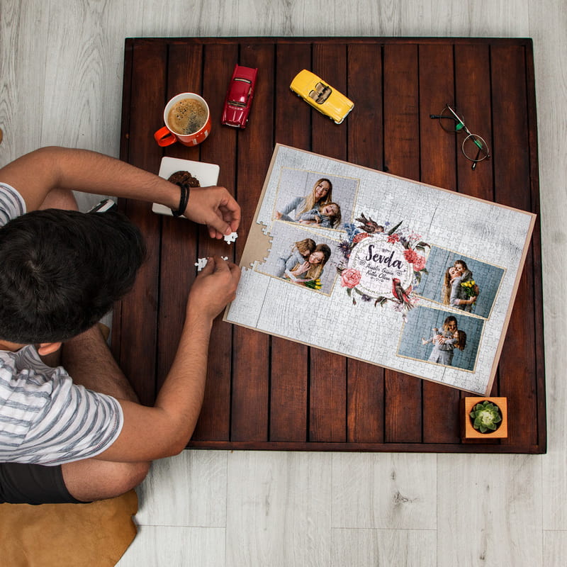 Anneler Günü Hediye Kişiye Özel 500 Parça Puzzle