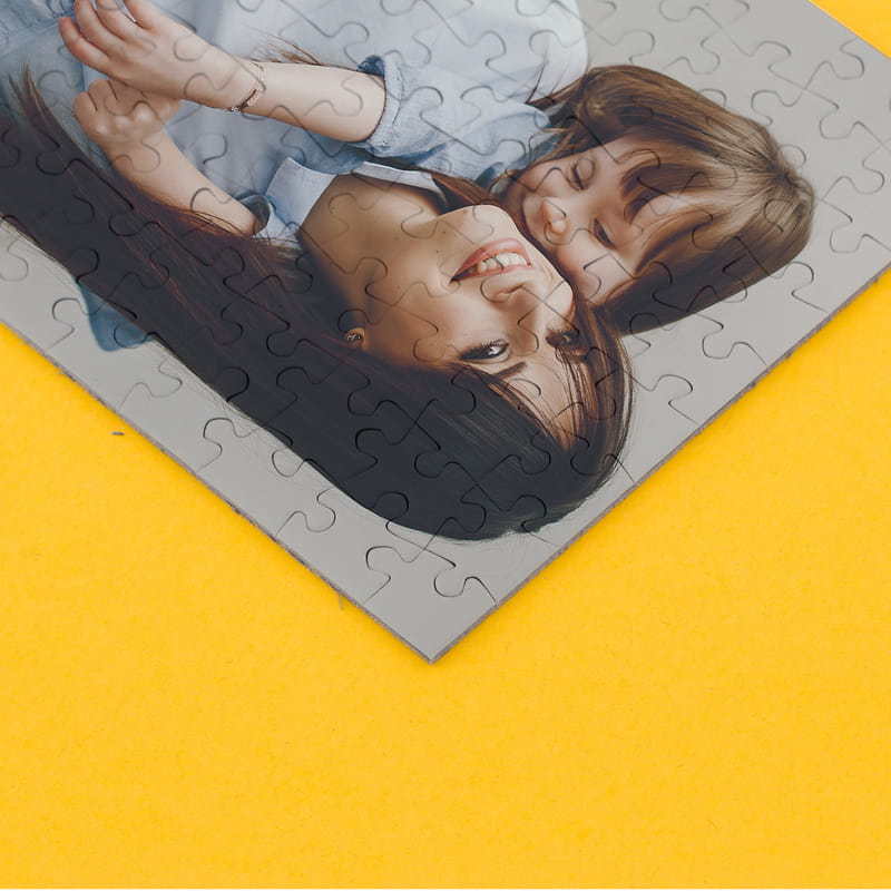 Anne Hediyesi Fotoğraf Baskılı Kapsül Şişeli Mini Puzzle