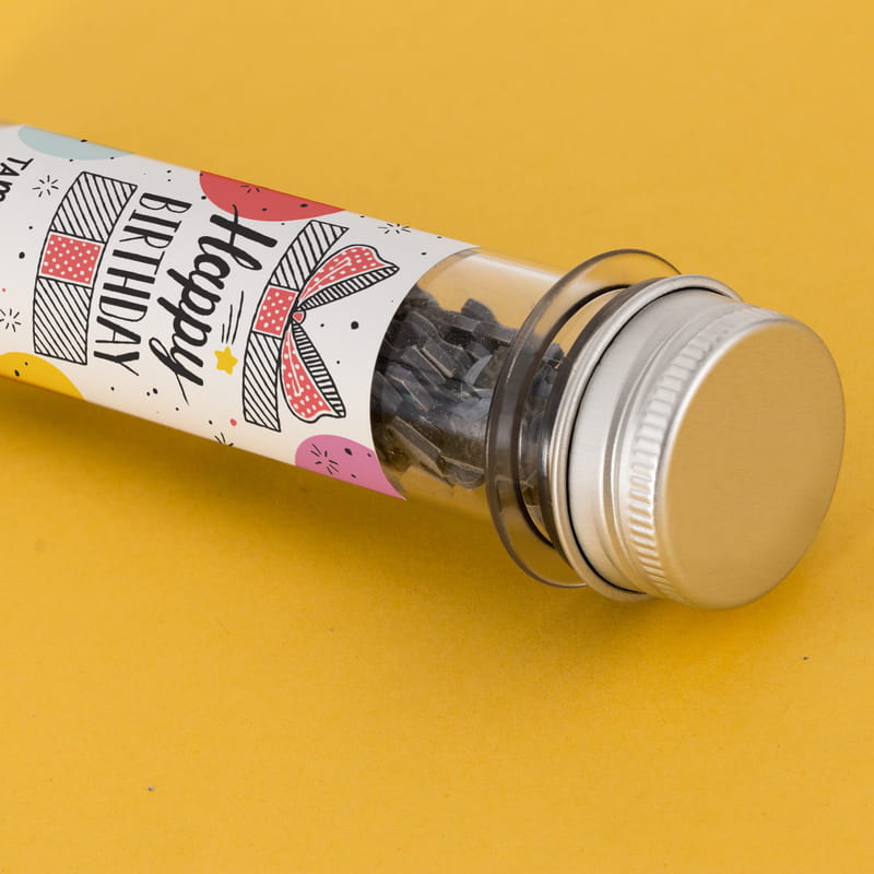 Arkadaşa Doğum Günü Hediyesi Kapsül Şişeli Mini Puzzle